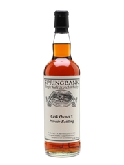 Springbank 1995 Cask #545 Cask Owner's Private Bottling 70cl