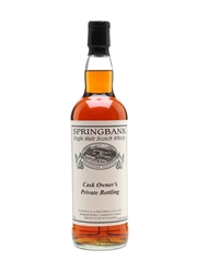 Springbank 1995 Cask #545 Cask Owner's Private Bottling 70cl