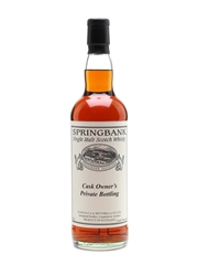 Springbank 1995 Cask #545 Cask Owner's Private Bottling 70cl