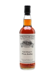 Springbank 1995 Cask #545 Cask Owner's Private Bottling 70cl