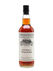 Springbank 1995 Cask #545 Cask Owner's Private Bottling 70cl