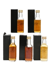 Assorted Signatory VIntage Whisky inc Springbank 1967 5 x Miniature