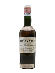 Black & White Spring Cap Bottled 1950s - Amerigo Sagna 75cl / 43%