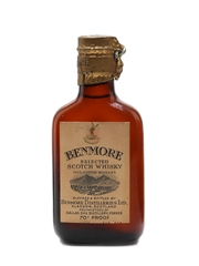Benmore Selected Scotch Whisky Spring Cap Bottled 1950s 5cl / 40%