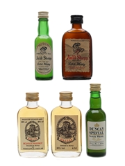Assorted Blended Scotch Whisky Auld Shepp, Dallas Torcastle & Duncan Special 5 x 4.7cl-5cl / 40%