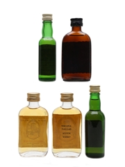 Assorted Blended Scotch Whisky Auld Shepp, Dallas Torcastle & Duncan Special 5 x 4.7cl-5cl / 40%