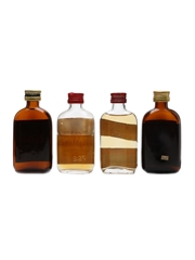 Assorted Blended Scotch Whisky Bottled 1960s 4 x 5cl / 40%