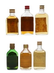 Assorted Scotch Whisky Bottled 1970s 6 x 4.7cl-5cl