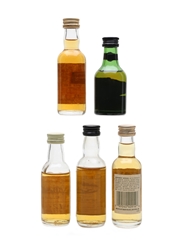 Assorted 12 Year Old Single Malt Scotch Whisky Aberlour, Bunnahabhain, Cragganmore, Glenesk & Scapa 5 x 5cl