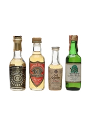 Assorted Whisky Liqueurs OCB, Old Quebec, Tiddy's & VM 4 x 3cl-4.7cl