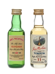 Glenlossie 12 Year Old & Tomatin 11 Year Old James MacArthur's 2 x 5cl