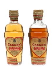 Gordon's Dry Martini & Piccadilly Cocktails Bottled 1940s-1950s - Spring Cap 2 x 5cl / 26%