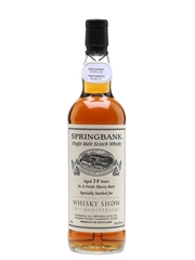 Springbank 14 Year Old - 1 of 1 Donated By Springbank 70cl / 56%