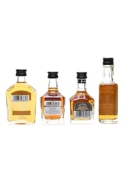 Jack Daniel's Gentleman Jack, Old No.7 & Single Barrel Old Time Tennessee Whiskey 4 x 5cl