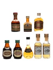 Assorted Whisky Liqueurs Drambuie, Gallwey's, Glayva, Irish Mist, Southern Comfort 8 x 5cl