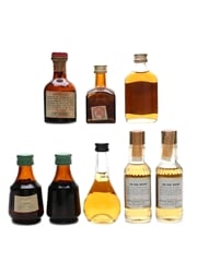 Assorted Whisky Liqueurs Drambuie, Gallwey's, Glayva, Irish Mist, Southern Comfort 8 x 5cl