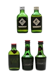 Black & White and Vat 69 Bottled 1960s & 1970s 5 x 4cl-5cl / 43%