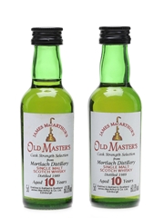 Mortlach 1989 10 Year Old James MacArthur's Old Master's 2 x 5cl / 60.8%