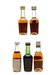Hennessy Bras Arme, VSOP & 3 Star Bottled 1950s-1970s 5 x 2.9cl-3cl / 40%