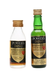 Power's Irish Whiskey Bottled 1970s 3.7cl & 4.7cl
