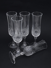 Crystal Flute Glasses Set  