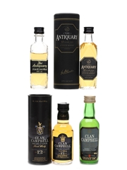 Antiquary & Clan Campbell 12 Year Old 4 x 5cl