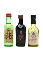 J & B 12 Year Old & 15 Year Old