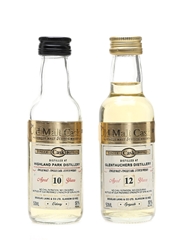 Glentauchers & Highland Park Old Malt Cask Bottled 2000s - Douglas Laing 2 x 5cl / 50%
