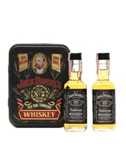 Jack Daniel's Old No.7 Bottled 1980s - Old Time Tennessee Whiskey 2 x 5cl / 45%