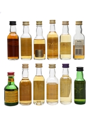 Assorted Blended Scotch Whisky Bannermans, Director's Choice, Grand Macnish, Kolme Leijonaa, LD, Rangers & Vat 69 12 x 4cl-5cl