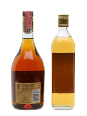 Branca Stravecchio Brandy & Highland Prince Whisky  70cl & 100cl