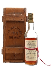 Macallan 1950 Handwritten Label