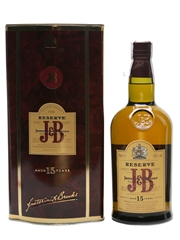 J & B Reserve 15 Year Old  70cl / 40%