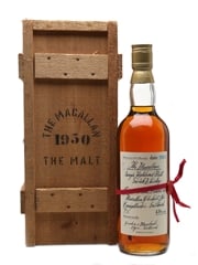 Macallan 1950 Handwritten Label Bottled 1980s 75cl / 43%