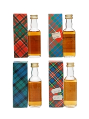 Assorted Single Malt Whisky Gordon & MacPhail 4 x Miniature