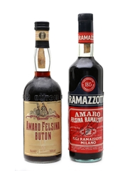 Buton Ramazzotti Amaro Felsina Liqueur