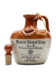 Munro's King of Kings Ceramic Decanter Bottled 1980s 75cl