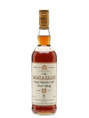 Macallan 12 Year Old Bottled 1990s - North of Scotland Cricket Association 70cl / 43%