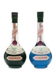 Cusenier Freezomint Creme De Menthe Bottled 1950s 2 x 34cl / 30%