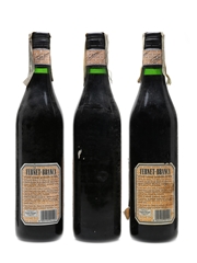 Fernet Branca Bottled 1990s - Seagram Portugal 3 x 70cl / 40%