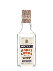 Booth's House Of Lords Dry Gin Bottled 1960s 4.7cl