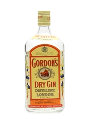 Gordon's Dry Gin Bottled 1970s-1980s 75cl / 47.3%