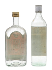 Cave Do Barracao & Soho Old London Dry Gin Bottled 1970s 2 x 75cl