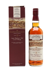 Glendronach 12 Year Old Traditional Bottled 1990s - Sherry Cask 70cl / 43%