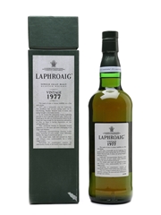 Laphroaig 1977 Bottled 1995 75cl / 43%