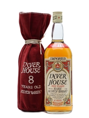 Inver House Red Plaid 8 Year Old Bottled 1980s 1 Litre