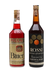 Pilla & Rossi Bitter Bottled 1960s-1970s 2 x 100cl