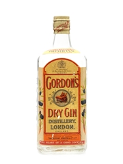 Gordon's Dry Gin Spring Cap Bottled 1950s - Charles Hosie 70cl / 43%