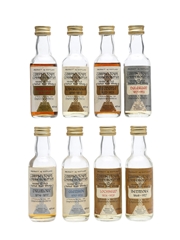 Assorted Campbeltown Commemoration Whisky 8 x Miniature 