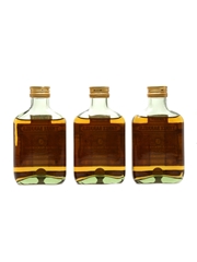 Three Barrels Rare Old French Brandy Bottled 1960s to 1970s 3 x 20cl / 40%